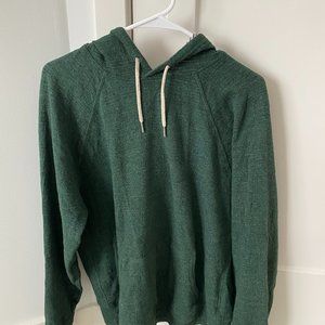 J Crew Lightweight Hoodie Moss Green M